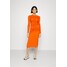 KARL LAGERFELD RUCHED DRESS Sukienka z dżerseju orange K4821C04P-H11