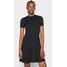 Tommy Jeans TIE BACK DRESS Sukienka z dżerseju black TOB21C070-Q11