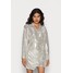 Gina Tricot TAYLOR SHIRT DRESS Sukienka koktajlowa silver GID21C07G-D11