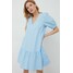 Vero Moda sukienka bawełniana 10261015.BlueBell