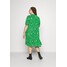Kaffe Curve KCVILANA AMI DRESS Sukienka letnia bright green KAN21C04L-M11