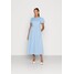 Gestuz LIZZIA MIDI DRESS Sukienka letnia blue GE221C0BZ-K11