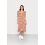 ONLY ONLFREDERIKKE V NECK BELT DRESS Sukienka koszulowa cloud dancer/pink ON321C2VG-A13