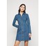 Noisy May Tall NMLISA ZIP DRESS Sukienka jeansowa medium blue denim NOB21C027-K11