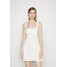 Patrizia Pepe ABITO DRESS Sukienka letnia sand white P1421C0JB-B11