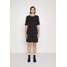 DKNY ELBOW SLEEVE DRESS Sukienka z dżerseju black DK121C0DT-Q11