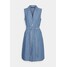 Vero Moda Tall VMPAULINA BELT DRESS Sukienka letnia medium blue denim VEB21C0CE-K11