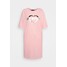 Love Moschino Sukienka z dżerseju pink LO921C082-J11