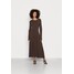 Weekday EASE DRESS Sukienka letnia dark brown WEB21C06J-O11