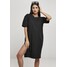 Urban Classics LADIES ORGANIC OVERSIZED SLIT TEE DRESS Sukienka letnia schwarz UR621C01Q-Q11