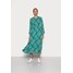 Lindex DRESS AMELIA PRINT AND SMOCK Sukienka letnia dark green L2E21C027-M11