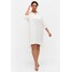 Zizzi MIT V AUSSCHNITT UND KRAGEN Sukienka letnia white Z1721C1AB-A11