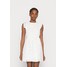 Vero Moda VMNAIMA SHORT DRESS Sukienka letnia snow white VE121C3A1-A11