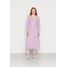 Marks & Spencer V NECK FIT AND FL Sukienka letnia lilac mix QM421C092-I11