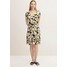 TOM TAILOR Sukienka z dżerseju olive colorful floral design TO221C0NN-B11