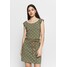 Ragwear TAG DOTS Sukienka z dżerseju olive R5921C05S-N11
