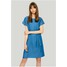 Greenpoint Sukienka letnia medium blue jeans G0Y21C01G-K11