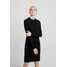 Urban Classics LADIES PEACHED DRESS Sukienka etui black UR621C016-Q11