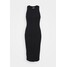 Vero Moda Petite VMLAVENDER CALF DRESS Sukienka dzianinowa black VM021C09C-Q11