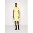 Calvin Klein MICRO LOGO DRESS Sukienka z dżerseju magnetic yellow 6CA21C05K-E11