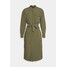 Marc O'Polo DRESS CARGO STYLE BELT DETAIL LONG SLEEVE Sukienka koszulowa olive grove MA321C0R9-N11