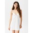 PULL&BEAR SHORT DRAPED Sukienka letnia white PUC21C0V0-A11
