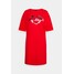 Love Moschino Sukienka z dżerseju red LO921C082-G11