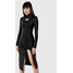 Togoshi Sukienka codzienna TG22-SUD021 Czarny Extra Slim Fit