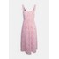Even&Odd Petite Sukienka letnia pink/red EVF21C02P-J11