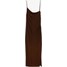 PULL&BEAR Długa sukienka brown PUC21C0VQ-O11