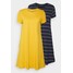 ONLY Tall ONLMAY POCKET DRESS 2 PACK Sukienka z dżerseju golden spice cloud dancer/night sky OND21C04R-E11