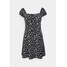Calvin Klein Jeans OFF SHOULDER DRESS Sukienka letnia black/bright white C1821C0AC-Q11