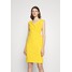 Lauren Ralph Lauren CLEONIE CAP SLEEVE COCKTAIL DRESS Sukienka etui lemon rind L4221C0Y7-E11