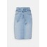 ONLY Tall ONLHUSH LIFE MID PAPERBAG SKIRT Spódnica jeansowa medium blue denim OND21B02D-K11