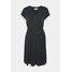 Vila VIMODALA BELT DRESS Sukienka z dżerseju black V1021C2WV-Q11