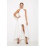 True Violet HIGH NECK LAYERED DRESS Długa sukienka off white TRD21C052-A11