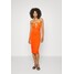 Gina Tricot SAHARA DRESS Sukienka koktajlowa red orange GID21C0A0-H11