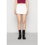 Gina Tricot MINI SKIRT Spódnica mini offwhite GID21B04K-K12