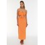 Trendyol PARENT Długa sukienka orange TRU21C1ME-H11