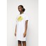 Versace Jeans Couture LADY DRESS Sukienka z dżerseju optical white VEI21C02D-A11