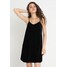 Urban Classics LADIES VELVET Sukienka letnia black UR621C00P-Q11