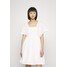 Vero Moda Petite VMJILLA SHORT DRESS Sukienka letnia snow white VM021C0DA-A11