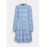 YAS YASLAMALI SHIRT DRESS Sukienka koszulowa silver lake blue Y0121C101-K12