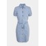 ONLY Tall ONLVIBBE BELT DRESS Sukienka letnia light blue denim OND21C072-K11