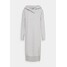 PIECES Tall PCLEDA HOODIE DRESS Sukienka letnia light grey melange PIP21C031-C11