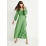 Next Długa sukienka green print NX321C28N-M11