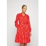 Marks & Spencer SHORT DRESS Sukienka koszulowa red mix QM421C0BZ-G11