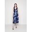 Lauren Ralph Lauren GEOMETRIC-PRINT SLEEVELESS DRESS Długa sukienka blue/cream/navy L4221C1CR-K11