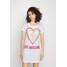 Love Moschino Sukienka z dżerseju optical white LO921C08D-A11