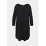 MY TRUE ME TOM TAILOR DRESS BLOUSE STYLE Sukienka letnia deep black TOL21C01T-Q11